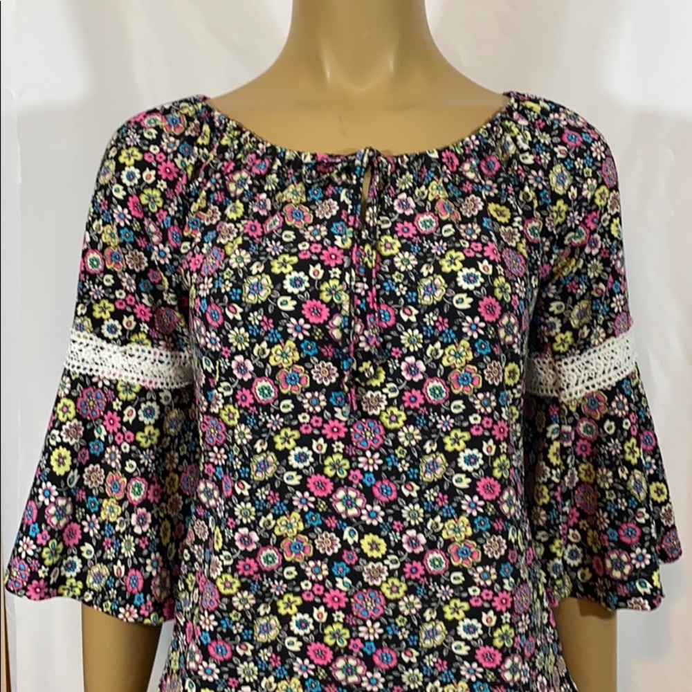 FLORAL BLOUSE - Picture 2 of 7